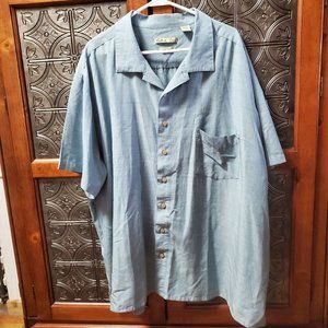Batik Bay Steel Gray S/S Shirt 4XB